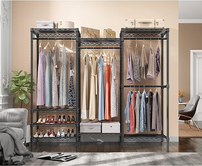 VIPEK V5 Portable Closet Wardrobe Heavy Duty Clothes Rack, Freestanding ...